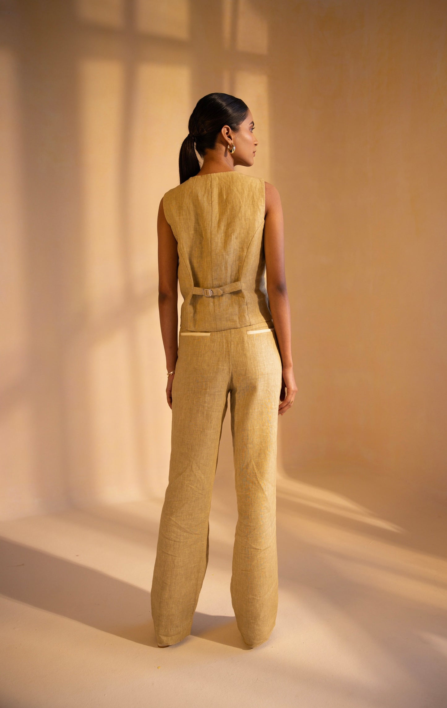 Fern Haze Waistcoat Co-ord Set