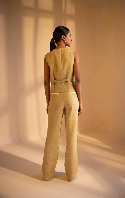 Fern Haze Waistcoat Co-ord Set